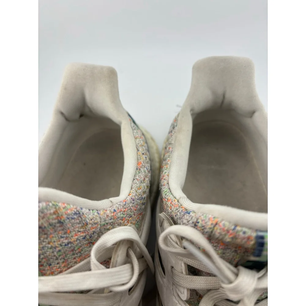 Women's Adidas Ultra Boost Athletic Shoes Size 10 Beige Multi-color